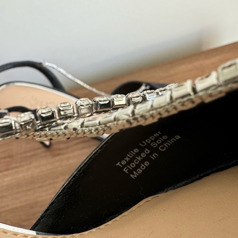 Jewel Badgley Mischka - Women’s Alegria Black Pointed Toe Stiletto size 5 - Picture 8 of 10